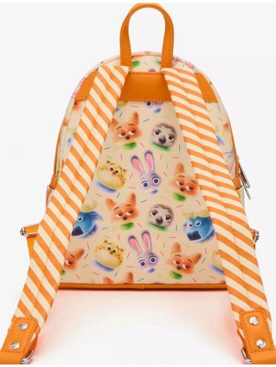 Loungefly Zootopia 2 Nick Wilde Cotton Candy Cosplay Fox Mini Backpack NWT main image 6